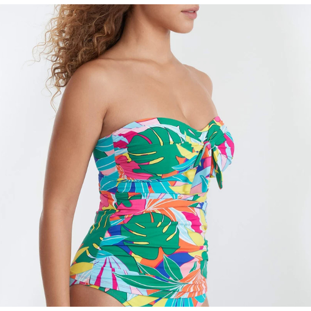 Bleu Rod Beattie Womens Life Of The Party Swim Bandini Top Multi Size 6 15892 - Picture 4 of 4